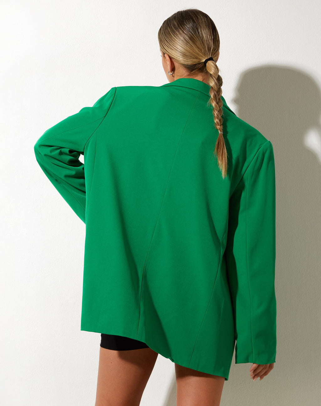 Maiwa Blazer in Getailleerd groen