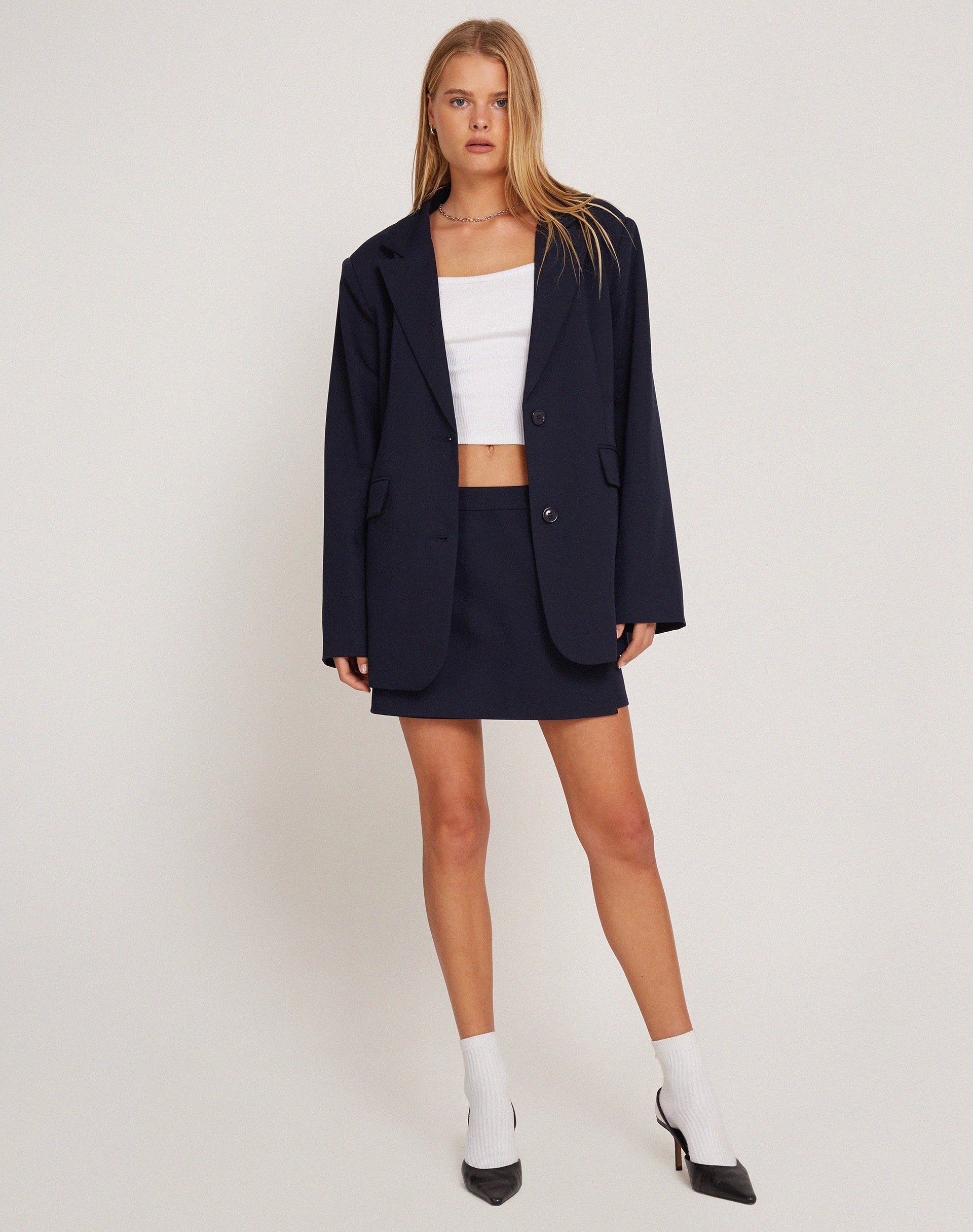 Afbeelding van Maiwa Blazer in Getailleerde Marine