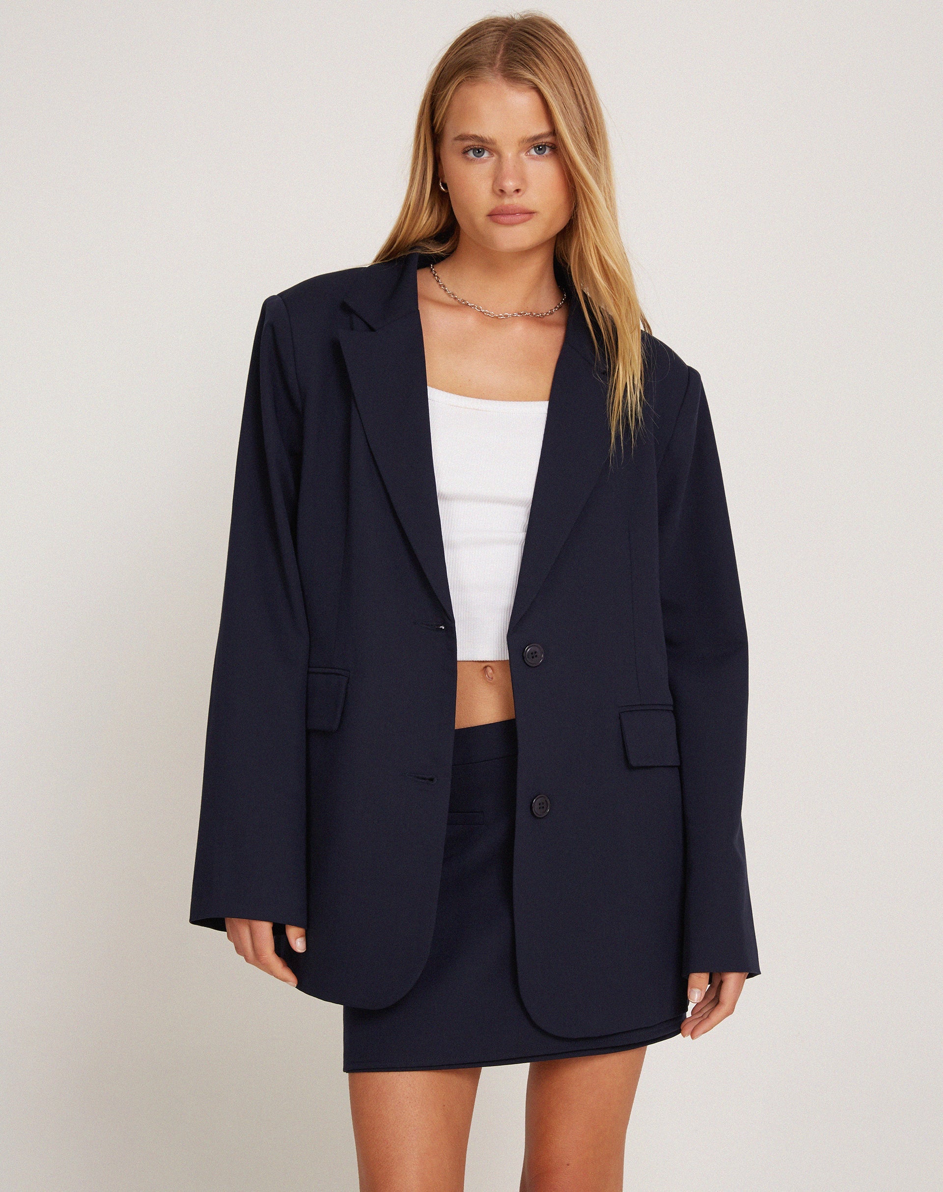 Afbeelding van Maiwa Blazer in Getailleerde Marine