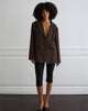 Afbeelding van Maiwa Getailleerde Blazer met structuur in Bruin
