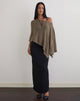 Afbeelding van Maliha Poncho in Sheer Knit Taupe