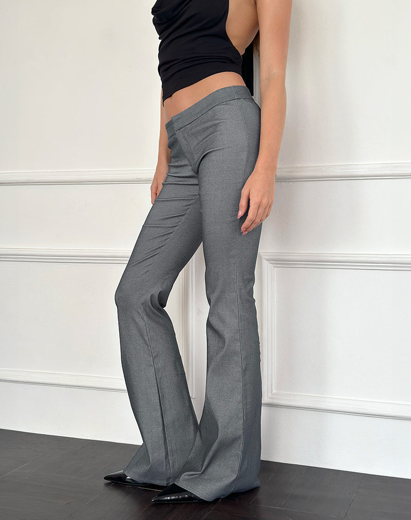 Afbeelding van Malvinas uitlopende broek in grijs Tailoring