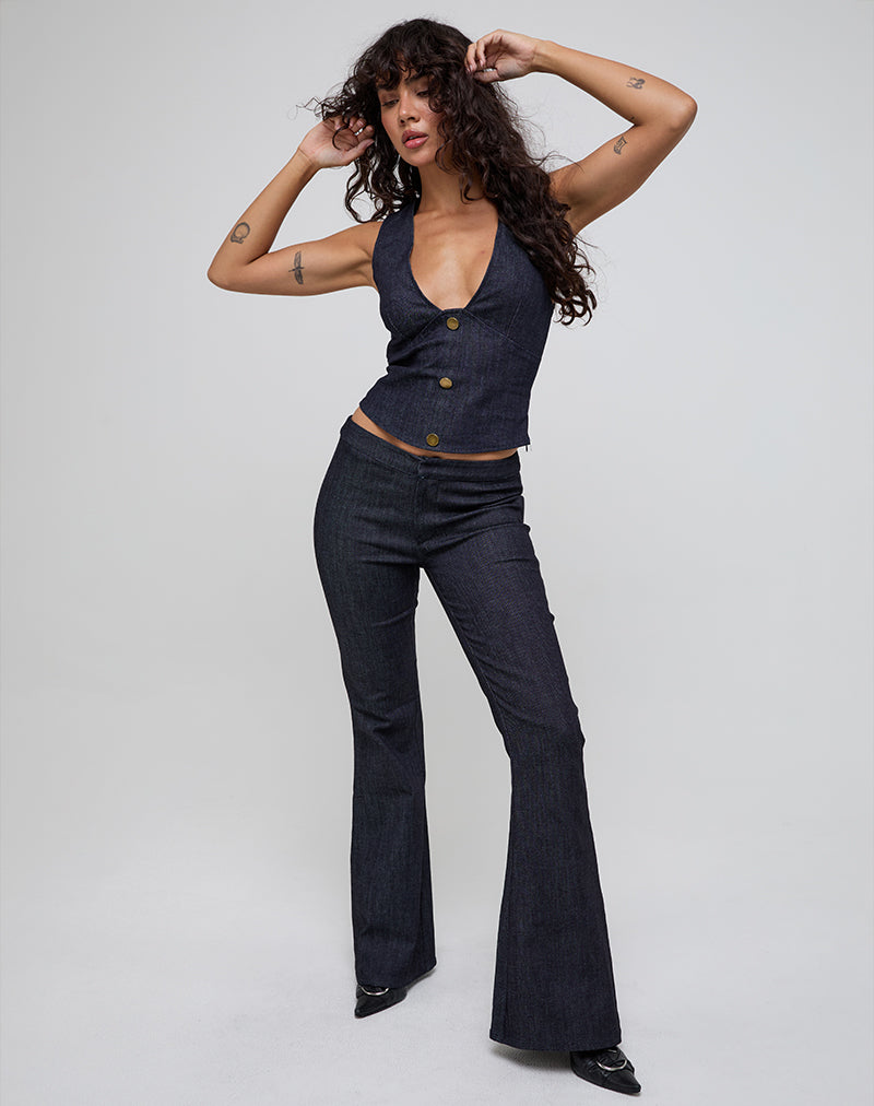 Afbeelding van Malvinas broek in donker denim indigo