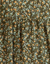 Grunge Bloemen Khaki
