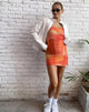 beeld van MOTEL X BARBARA Maren Mini Bodycon Dress in Fruit Crush Watercolour