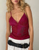 Afbeelding van Marian Cami Top in Plum Watercolour