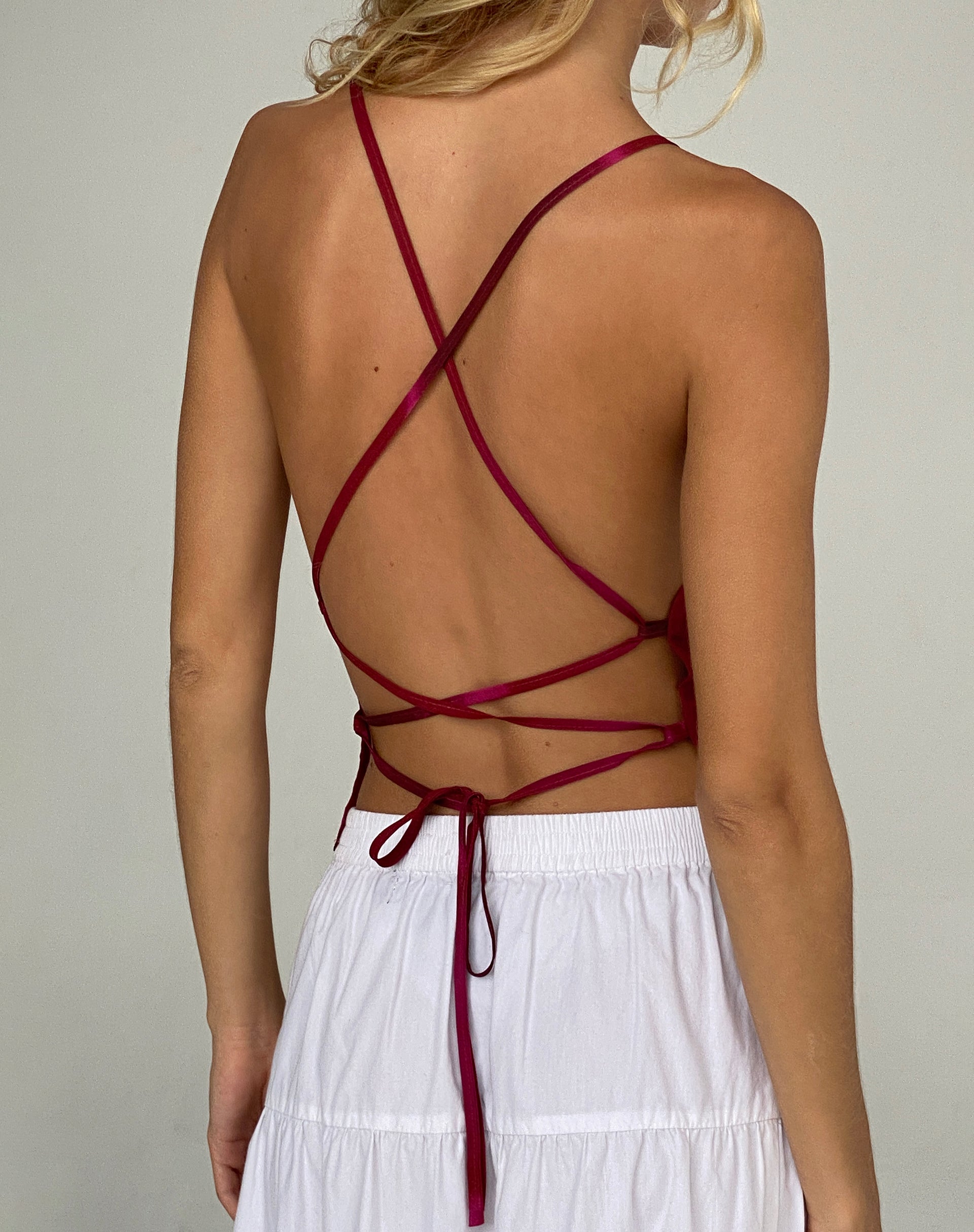 Afbeelding van Marian Cami Top in Plum Watercolour