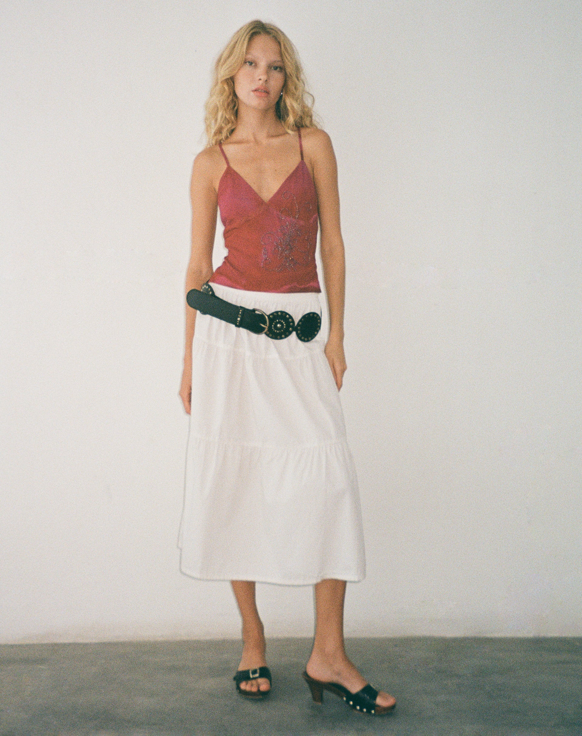 Afbeelding van Marian Cami Top in Plum Watercolour