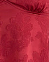 Satijn Jacquard Bourgondië