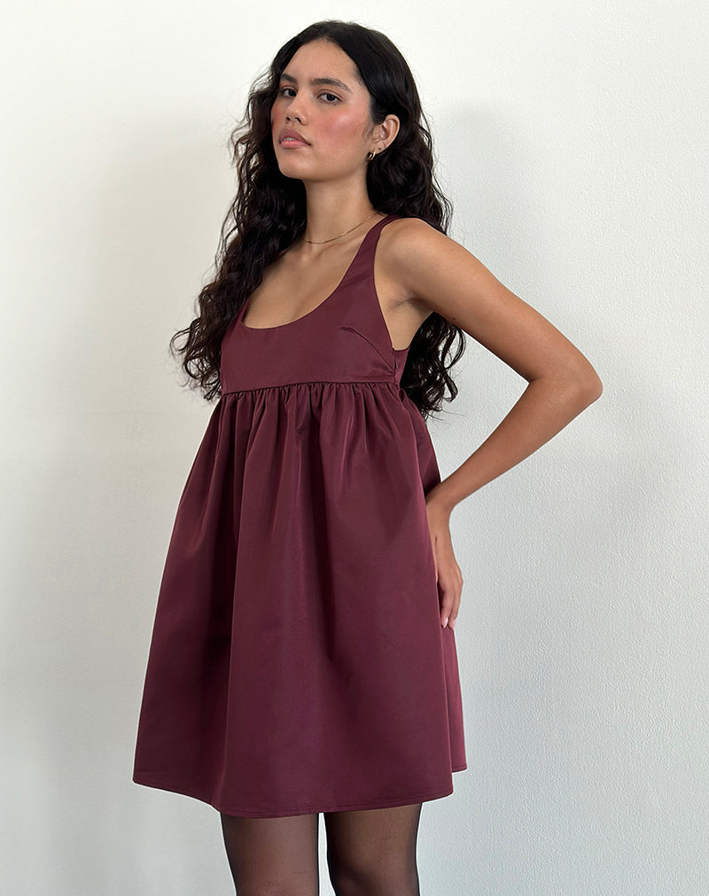 Marona Jurk in Donker Berry