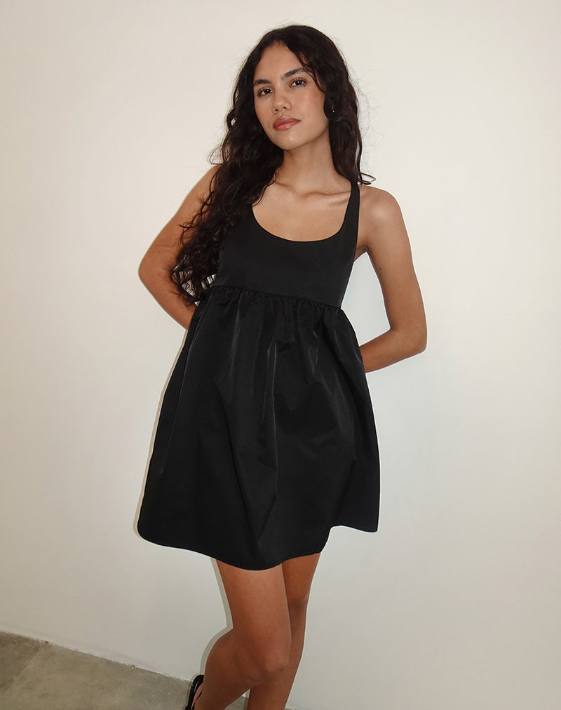 Marona Mini Dress in Zwart