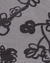 Doodle bloem grijs
