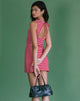 Afbeelding van Masha Mini-jurk in rood-wit gestreept jersey