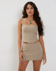 Afbeelding van Mashika Corset Top in Stone Tailoring