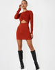 Afbeelding van Matilda Bodycon Jurk in Antiek