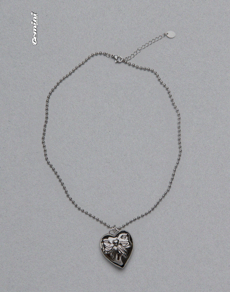 Afbeelding van Matilda zilveren hart ketting
