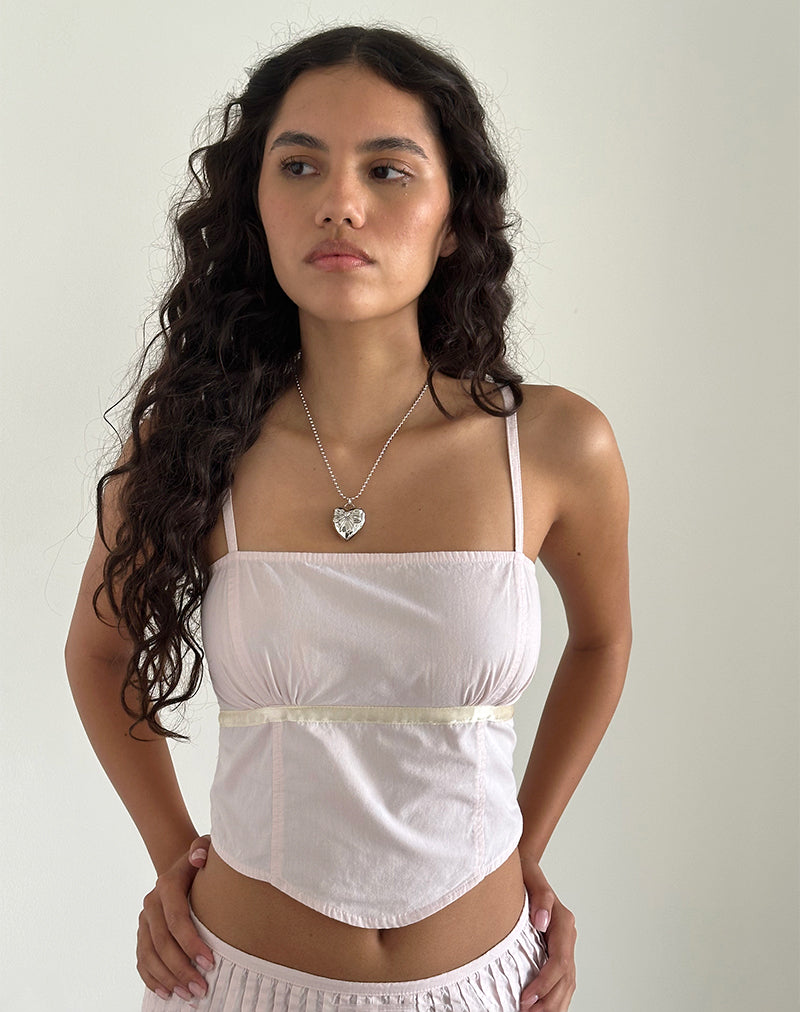 Afbeelding van Matilda zilveren hart ketting