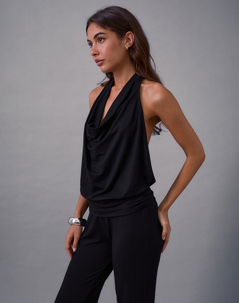 Afbeelding van Mayla rugloze jumpsuit in zwart