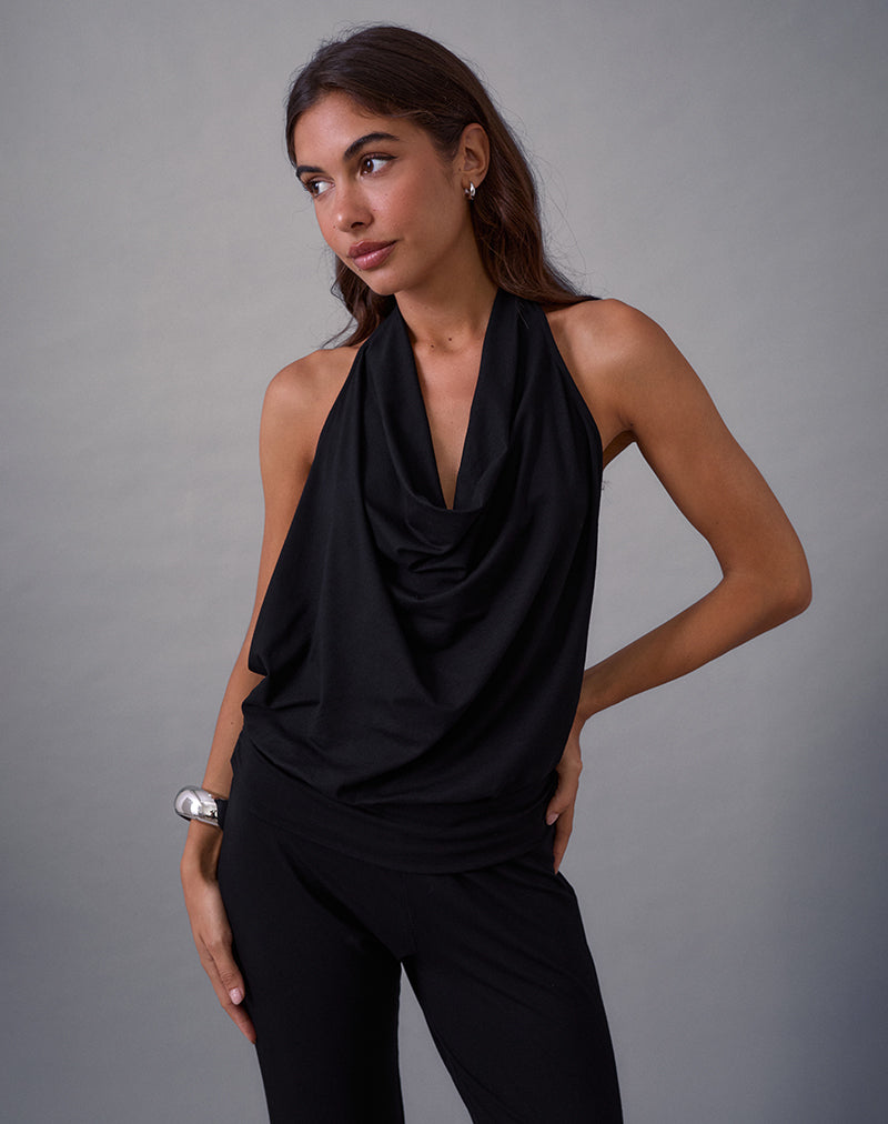 Afbeelding van Mayla rugloze jumpsuit in zwart