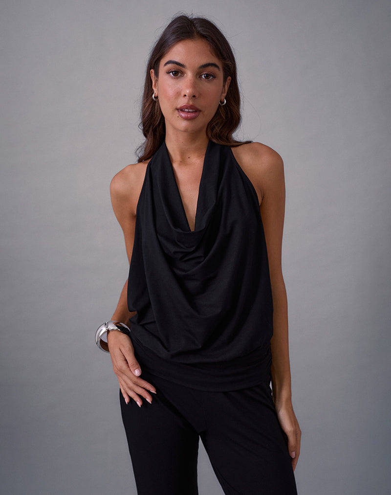 Afbeelding van Mayla rugloze jumpsuit in zwart