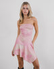 Afbeelding van Melanie Midi Dress in Slinky Orchid Petals Roze