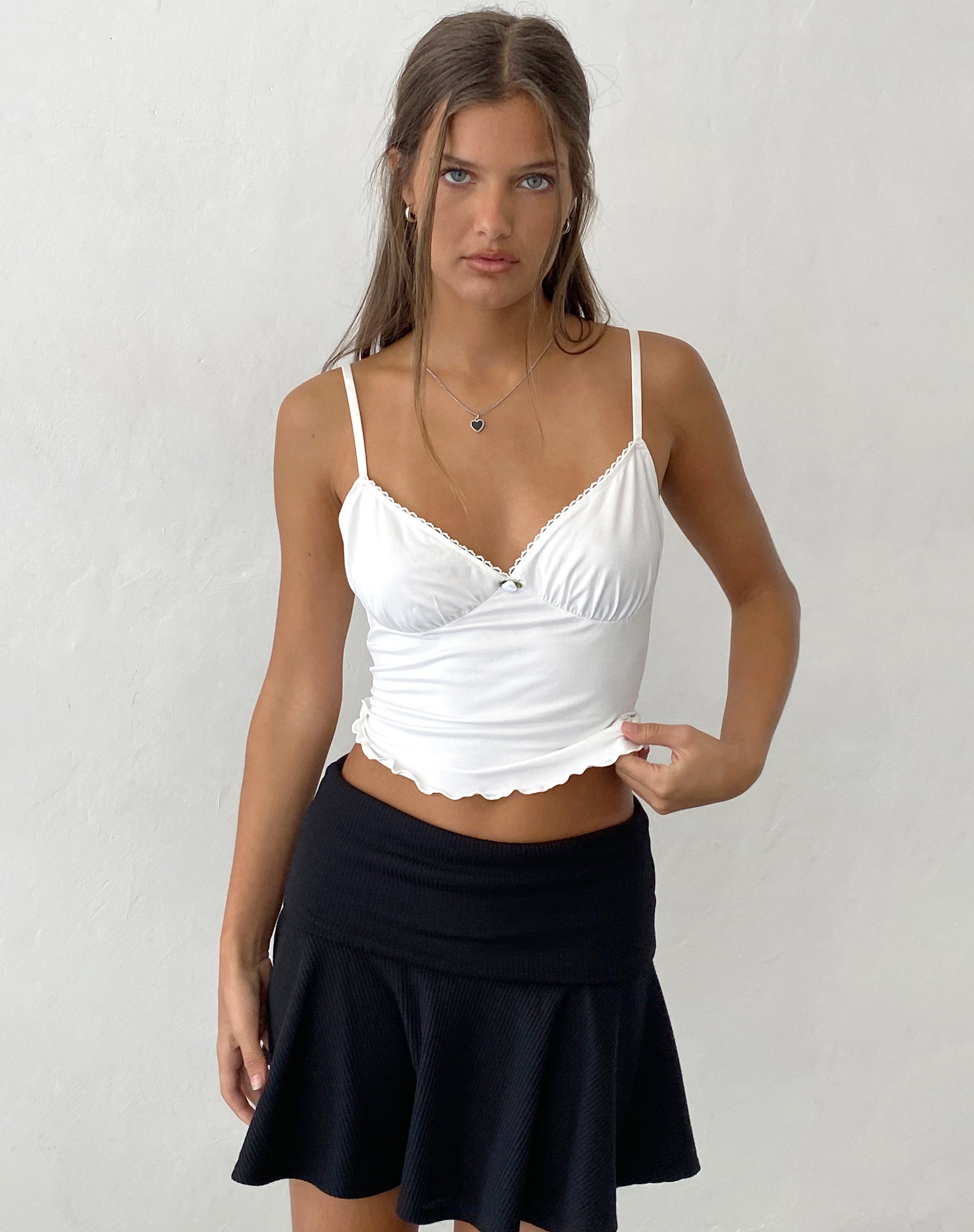 Afbeelding van Mia Ballet Cami Top in Ivoor