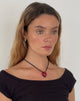 Afbeelding van Mimi Glazen hart ketting door Gemini Jewels
