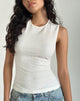 Afbeelding van Mohala Top in Crinkle Ivory