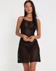 Afbeelding van Monida Mini Dress in Zwart