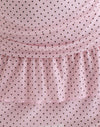 Baby Roze met Micro Polka Zwart