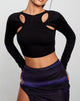 Afbeelding van Cajsa Crop Top in Zwart