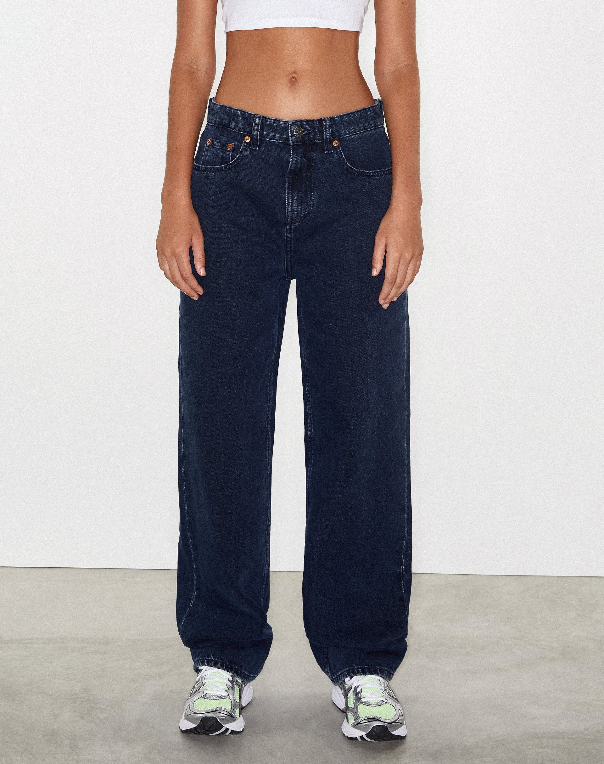 Afbeelding van Parallel Jeans in Blauw en Zwart