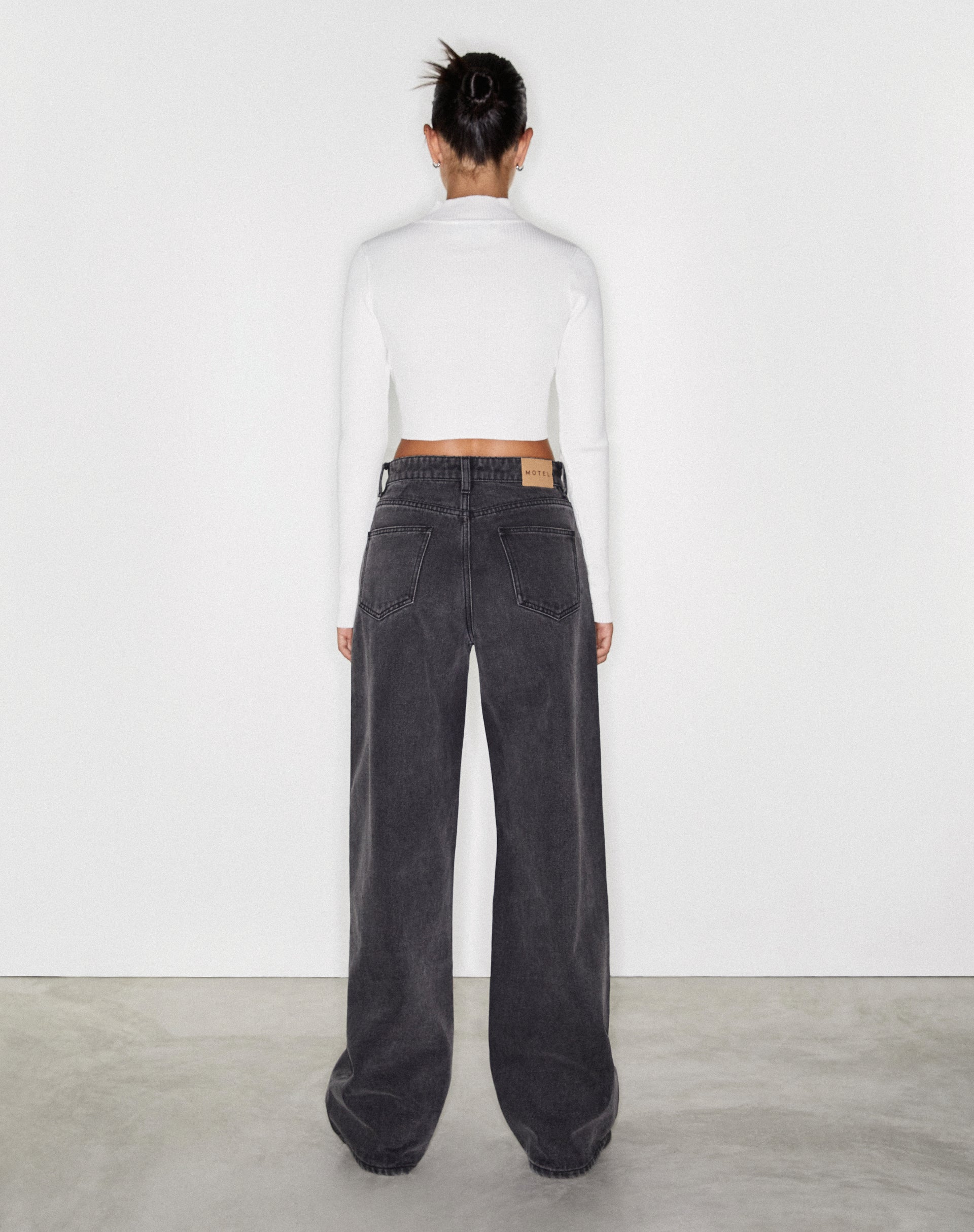 Afbeelding van Extra Wide Jean in Black Wash