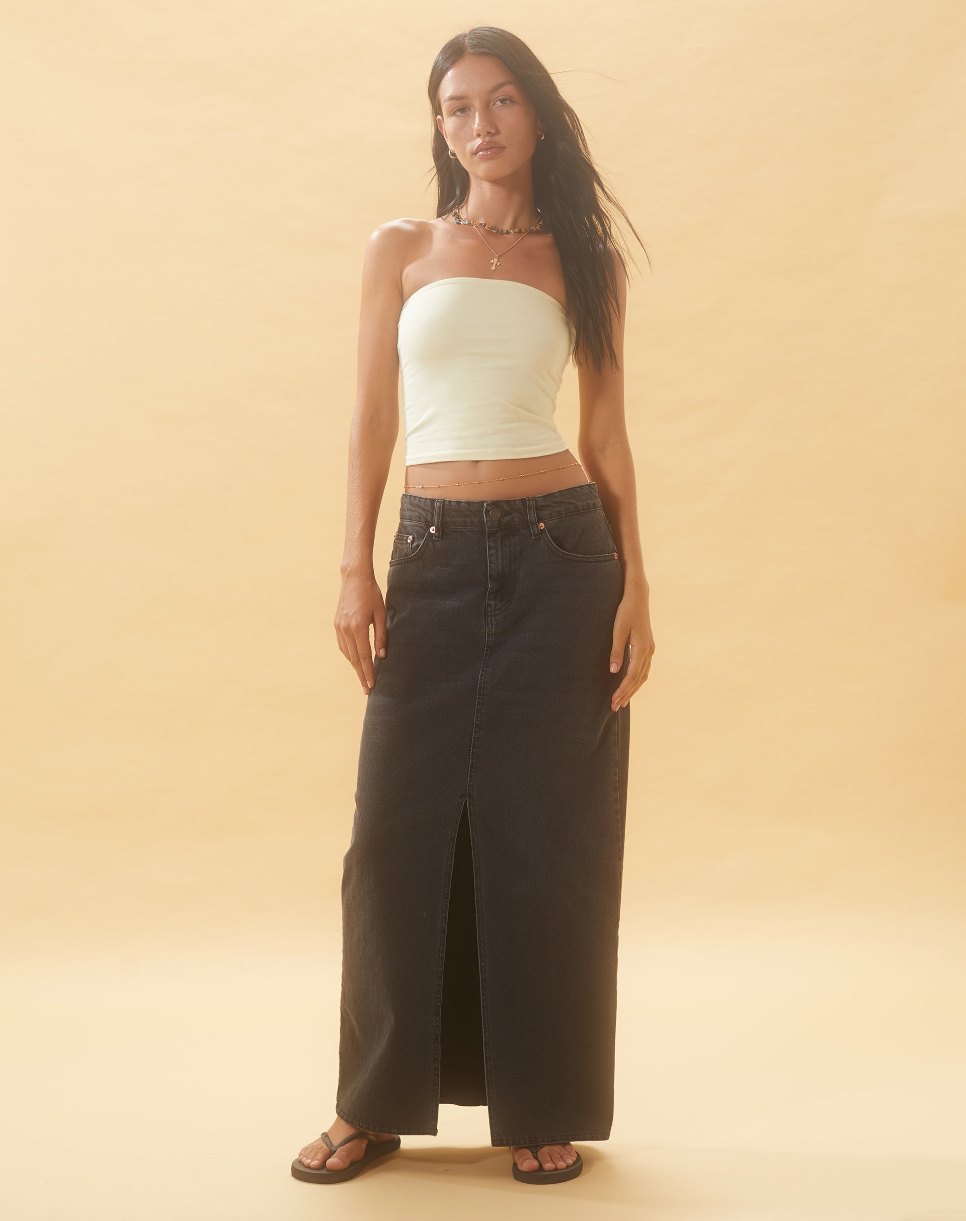 Afbeelding van Shae Bandeau Top in Botercrème