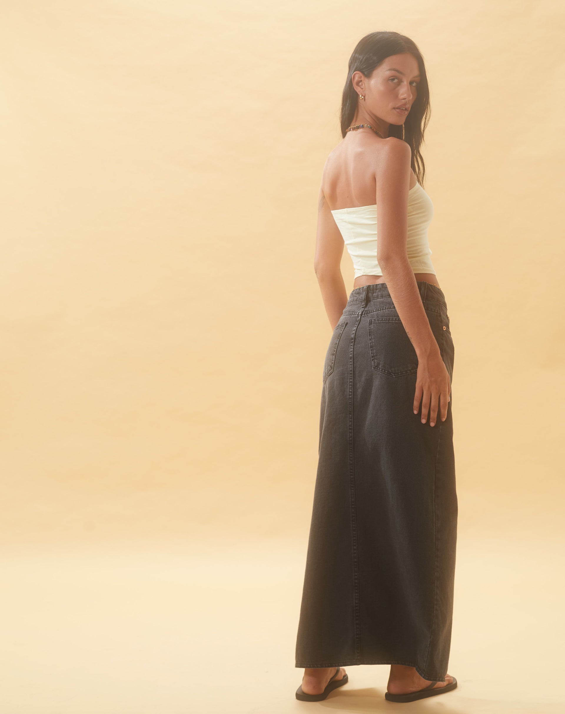 Afbeelding van Shae Bandeau Top in Botercrème