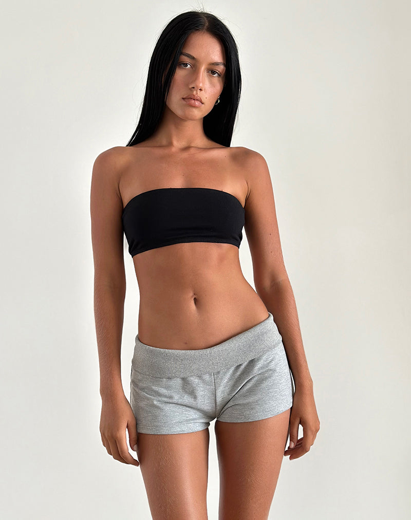 afbeelding van Nabel Micro Tube Top in zwart