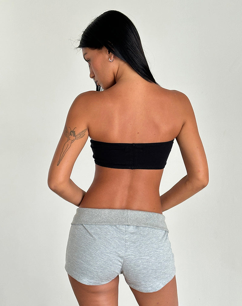 afbeelding van Nabel Micro Tube Top in zwart