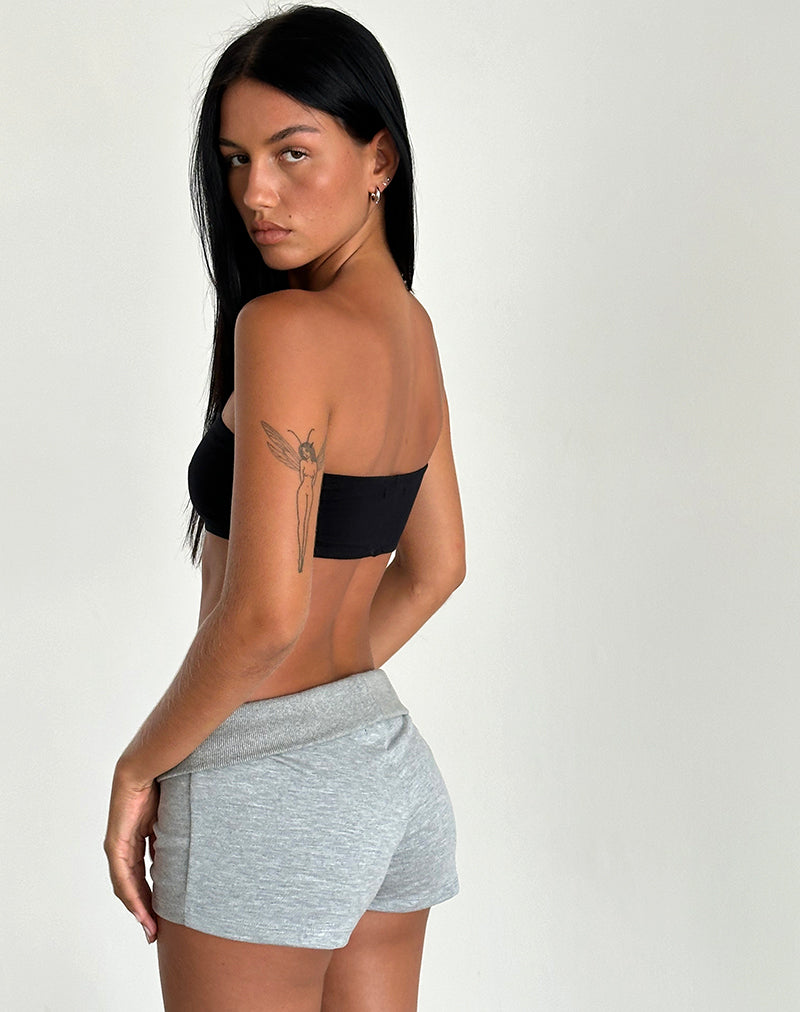 afbeelding van Nabel Micro Tube Top in zwart