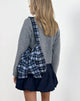 Afbeelding van Nagi tas in ruit donkerblauw