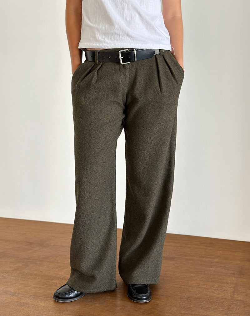 Afbeelding van Nailaka Getailleerde Broek in Donker Taupe
