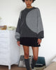 Afbeelding van Namari Trui in Zwart en Charcoal Mix Knit