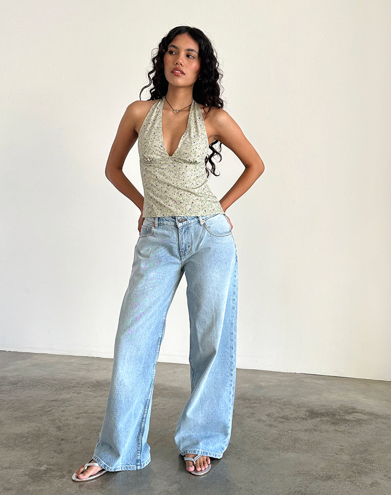 Afbeelding van Nandu Halterneck Top in Parma Violet