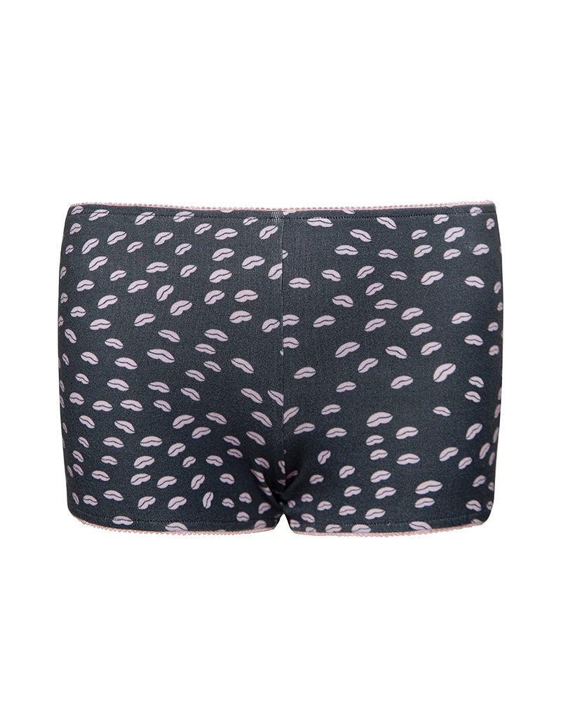 Afbeelding van Kichi Short in Zwart Micro Lips Roze
