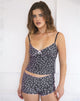 Afbeelding van Kichi Short in Zwart Micro Lips Roze