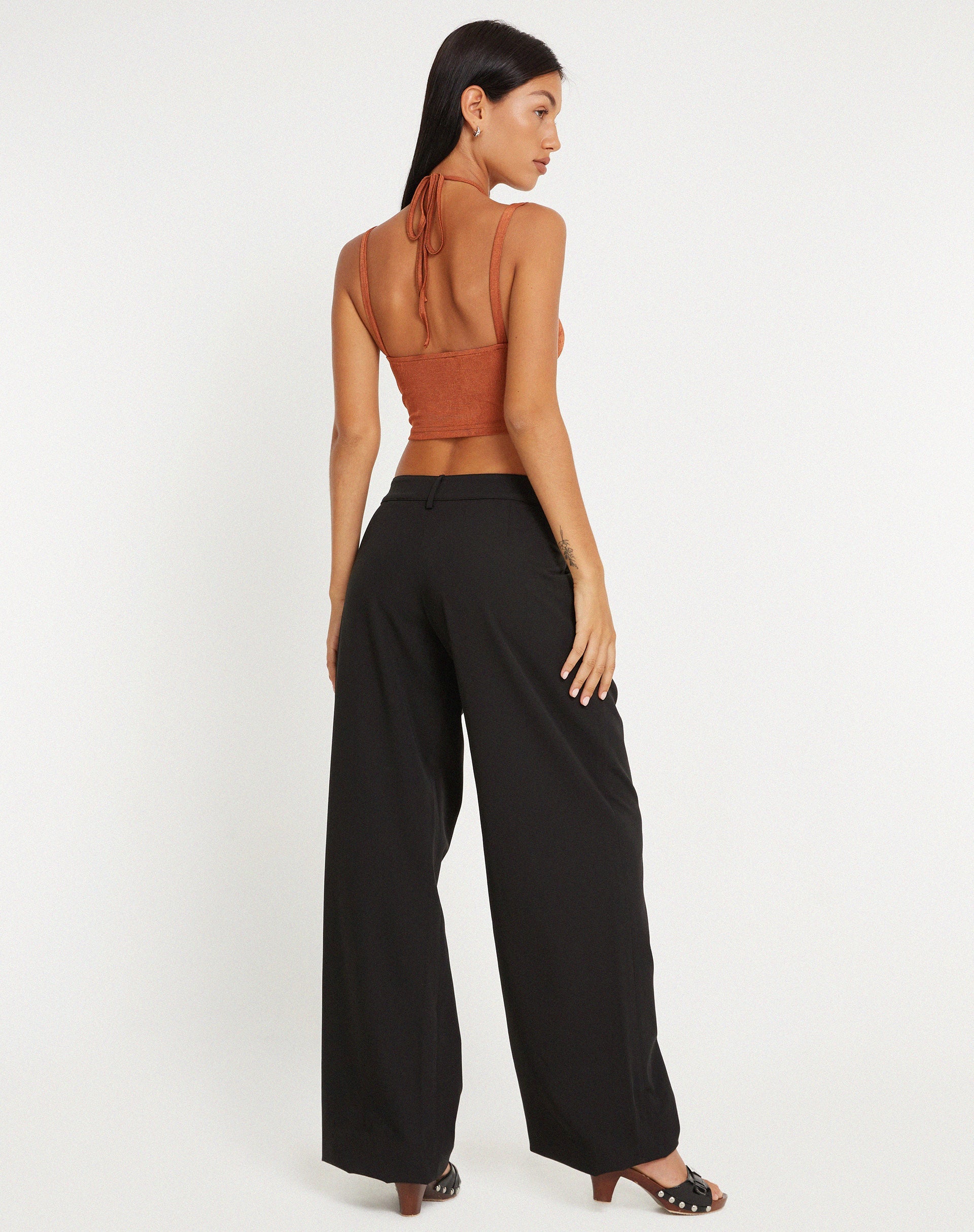 Afbeelding van Neetu Crop Top in Chocolade