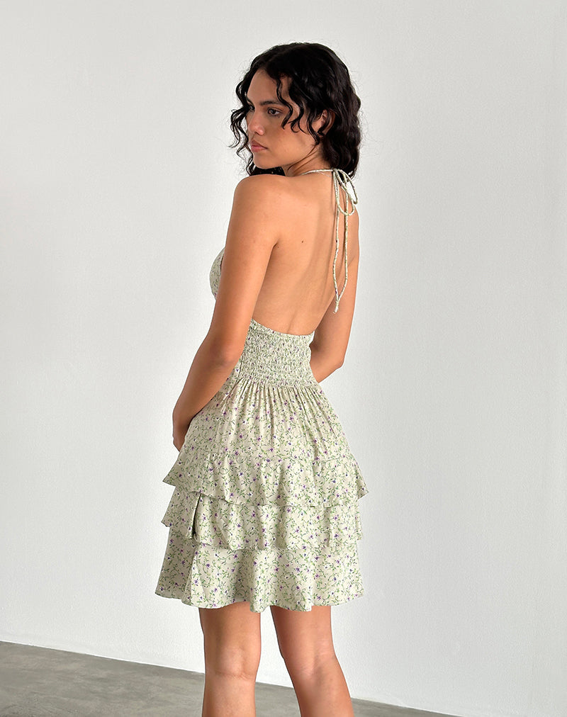 Afbeelding van Nenita Mini Dress in Parma Violet