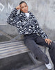 Afbeelding van Nero Ring Pull Jacket in zebra zwart-wit