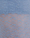 Ongevoerd kant blauw