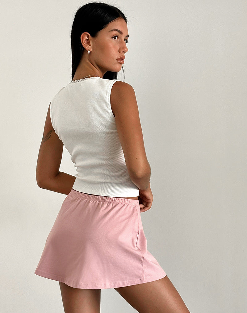 Afbeelding van Nidya Aline Mini Rok in Pink Lady
