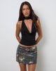 Afbeelding van Nidya Minirok in Pailletten Vintage Bloem